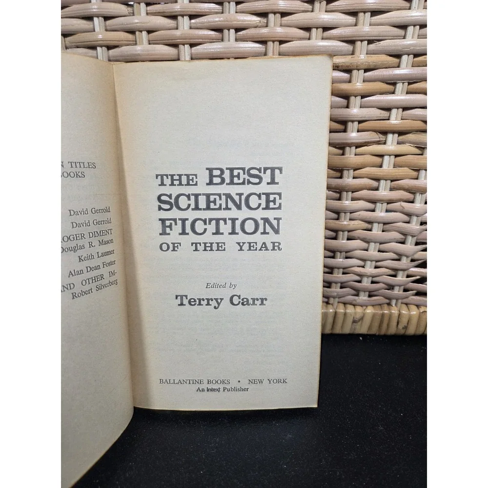 THE BEST SCIENCE FICTION OF THE YEAR #1 - EDITED BY TERRY CARR - VINTAGE 1972‎